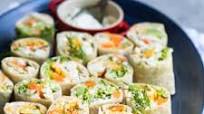 Vegetable Tortilla Roll Ups Vegetable Tortilla Roll Ups