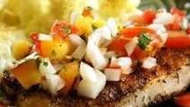 Grilled Pork Chops with Fresh Nectarine Salsa Grilled Pork Chops with Fresh Nectarine Salsa