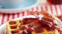 James Martin’s bacon waffles with maple syrup James Martin’s bacon waffles with maple syrup