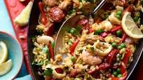 30-minute seafood paella 30-minute seafood paella