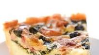 Deep-Dish Spinach, Leek and Bacon Quiche Deep-Dish Spinach, Leek and Bacon Quiche