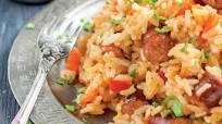 Sausages with Peppers and Rice Pilaf Sausages with Peppers and Rice Pilaf