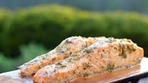 Cedar Plank Salmon with Lemon, Garlic & Rosemary Cedar Plank Salmon with Lemon, Garlic & Rosemary