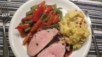 Iberico Pork Loin with Mediterranean Mashed Potatoes Iberico Pork Loin with Mediterranean Mashed Potatoes