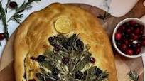 Christmas Focaccia Christmas Focaccia