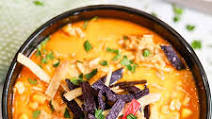 Slow Cooker Creamy Chicken Tortilla Soup Recipe Slow Cooker Creamy Chicken Tortilla Soup Recipe