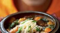 Chinese Hot Pot of Beef and Vegetables Chinese Hot Pot of Beef and Vegetables