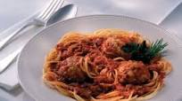 Spaghetti with Turkey-Pesto Meatballs Spaghetti with Turkey-Pesto Meatballs