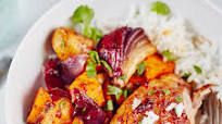 Recipe: Sheet Pan Honey-Chipotle Chicken and Sweet Potatoes Recipe: Sheet Pan Honey-Chipotle Chicken and Sweet Potatoes