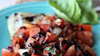 Bruschetta Tilapia with Balsamic Glaze Bruschetta Tilapia with Balsamic Glaze