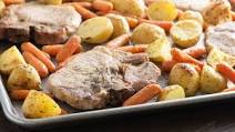 Pork Chop Ranch Sheet-Pan Dinner Pork Chop Ranch Sheet-Pan Dinner