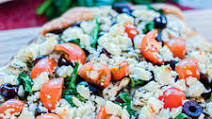 Amazing Naan Greek Pizza Amazing Naan Greek Pizza