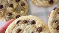 The BEST Keto Chocolate Chip Cookies The BEST Keto Chocolate Chip Cookies