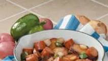 Bratwurst Potato Skillet for Two Bratwurst Potato Skillet for Two