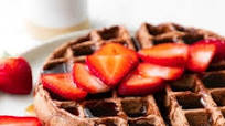 CHOCOLATE VEGAN BELGIAN WAFFLES (HEALTHY) CHOCOLATE VEGAN BELGIAN WAFFLES (HEALTHY)