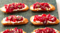 Cranberry Goat Cheese Crostini Cranberry Goat Cheese Crostini