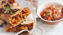 Mexican Style Vegetarian Chimichanga Recipe-Deep Fried Burrito Mexican Style Vegetarian Chimichanga Recipe-Deep Fried Burrito