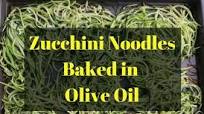 Zucchini Noodles Baked in Olive Oil (Low Carb Pasta) Zucchini Noodles Baked in Olive Oil (Low Carb Pasta)