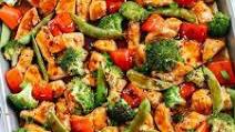 Sheet Pan Sesame Chicken and Veggies Sheet Pan Sesame Chicken and Veggies