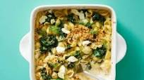 Spanakopita Mac & Cheese with Feta, Dill & Toasted Panko Spanakopita Mac & Cheese with Feta, Dill & Toasted Panko