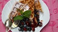Fragrant Summertime Waffles Fragrant Summertime Waffles