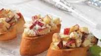 Apple-Goat Cheese Bruschetta Apple-Goat Cheese Bruschetta