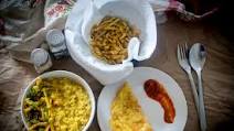 Masoor Dal er Khichuri or Red Lentils Khichdi with Jhiri jhiri Aloo Bhaja Masoor Dal er Khichuri or Red Lentils Khichdi with Jhiri jhiri Aloo Bhaja
