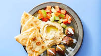 Falafel Platter with Homemade Hummus Shepherd's Salad & Pita Bread Falafel Platter with Homemade Hummus Shepherd's Salad & Pita Bread