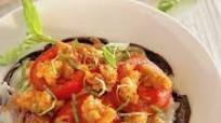 Portobello Mushroom Pizzas with Sausage Recipe Portobello Mushroom Pizzas with Sausage Recipe
