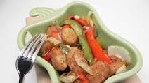 Air Fryer Beyond Meat® Brats, Onions, and Peppers Air Fryer Beyond Meat® Brats, Onions, and Peppers