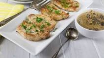 Pork Chops in Morel Mushroom Sauce Recipe Card Pork Chops in Morel Mushroom Sauce Recipe Card