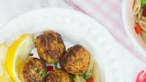 Chicken balls with quinoa and pear Chicken balls with quinoa and pear