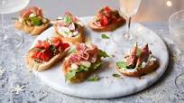 Quick canapé crostini Quick canapé crostini
