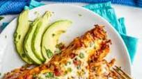 Sweet potato black bean enchiladas Sweet potato black bean enchiladas