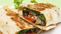 Grilled Veggie Wrap Grilled Veggie Wrap