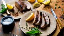 Grilled Pork Loin With Herbs, Cumin and Garlic Grilled Pork Loin With Herbs, Cumin and Garlic