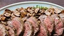 Beef Tenderloin with Mushroom Sauce (VIDEO) Beef Tenderloin with Mushroom Sauce (VIDEO)