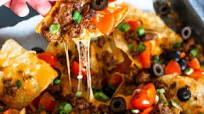 Ground Beef Homemade Nachos Ground Beef Homemade Nachos
