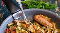 One Pan Veggies & Italian Sausage Recipe One Pan Veggies & Italian Sausage Recipe