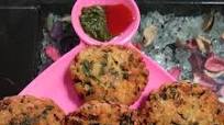 Palak poha tikki Palak poha tikki