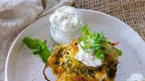 Feta and Spinach Latkes Feta and Spinach Latkes
