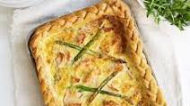 Salmon & asparagus quiche Salmon & asparagus quiche