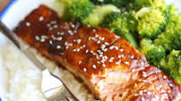 Teriyaki Salmon and Broccoli Bowls Teriyaki Salmon and Broccoli Bowls