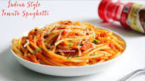 Indian style tomato spaghetti, Desi spaghetti recipe Indian style tomato spaghetti, Desi spaghetti recipe