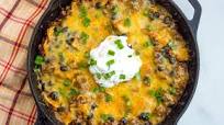 20-Minute Beef Burrito Skillet Dinner 20-Minute Beef Burrito Skillet Dinner