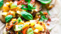Rainbow Tomato Bruschetta Rainbow Tomato Bruschetta