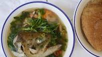 Lao fish head soup - tom hua pa Lao fish head soup - tom hua pa