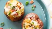 Loaded Twice-Baked Red Potatoes Loaded Twice-Baked Red Potatoes