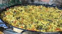 Paella de carne y verduras para 60 personas Paella de carne y verduras para 60 personas