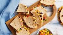 Chipotle Hummus Quesadillas Chipotle Hummus Quesadillas